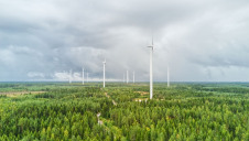 Pictured: Wind turbines in Kokkolantie, Finland
